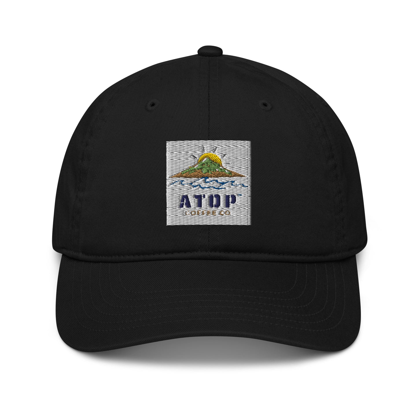 ATOP Coffee Co Logo Organic Cotton Baseball Hat