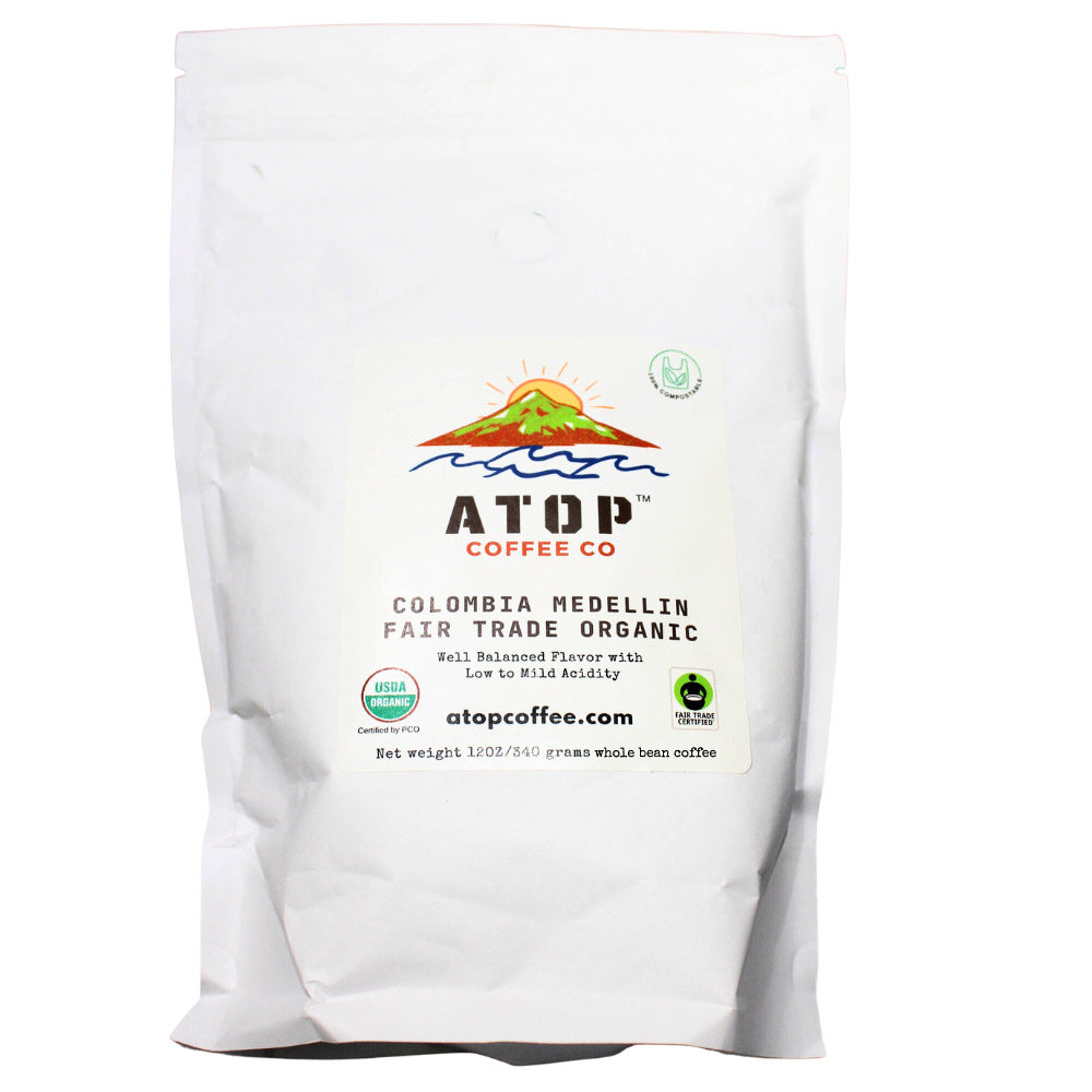 Colombia Medellin Fair Trade Organic 12 Ounce Ground Coffee